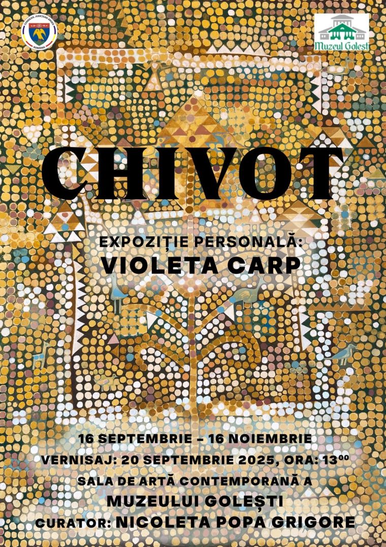 „Chivot”. Pictorița Violeta Carp expune la Muzeul Golești