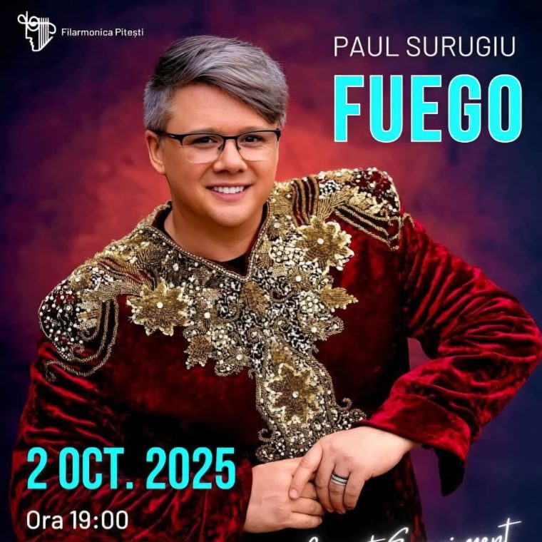 Fuego cântă alături de Orchestra Filarmonicii Pitești