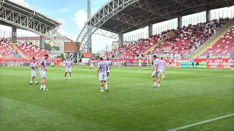 UTA -FC Argeș 3-3. Recital de goluri la Arad