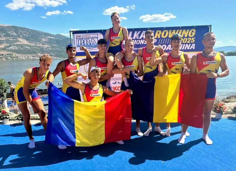 Campionatele Balcanice de canotaj de la Ioannina: România încheie competiția cu 18 medalii