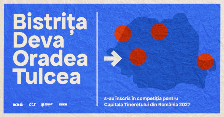 Patru orașe candidează pentru titlul „Capitala Tineretului din România”