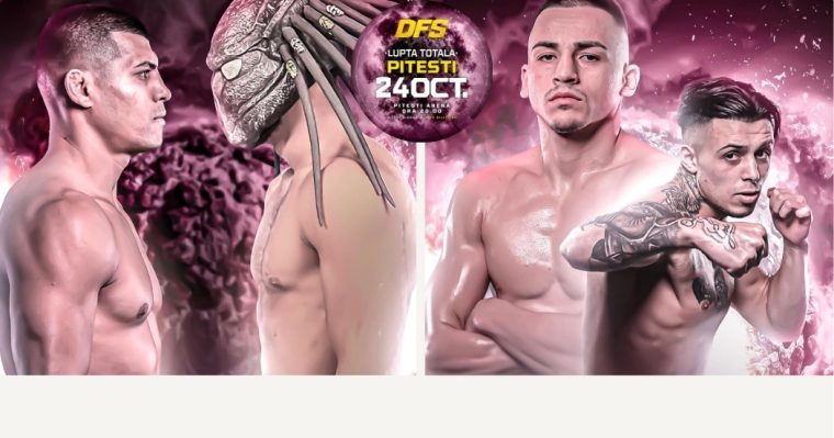 Pitești: Luptătorii din Dynamite Fighting Show se întâlnesc cu fanii la mall înaintea galei de pe 24 octombrie