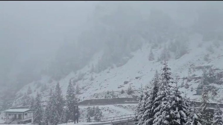 Video. Ninsoare la munte. Salvamont Argeș atenționează