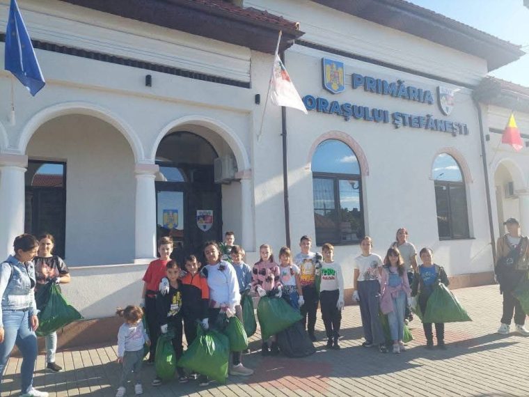 Ziua de Curățenie Națională s-a sărbătorit și la Ștefănești