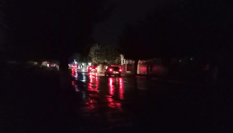 Iluminat public pe sponci la Câmpulung