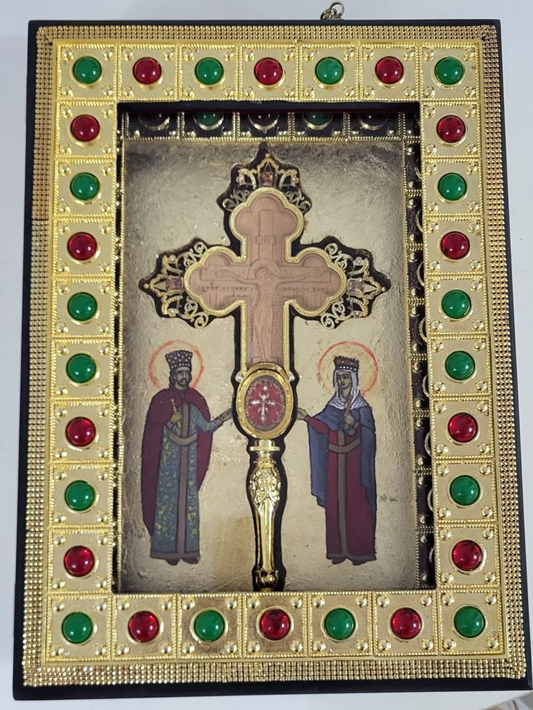 Un fragment din Sfânta Cruce a fost adus la biserica din Cerbu, cu ocazia hramului