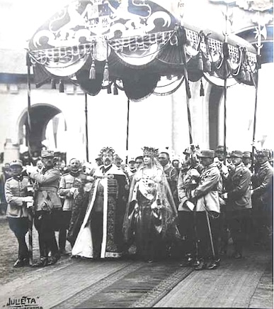 15 Octombrie 1922: Încoronarea regelui Ferdinand I Întregitorul şi a reginei Maria, la Catedrala Reîntregirii din Alba Iulia