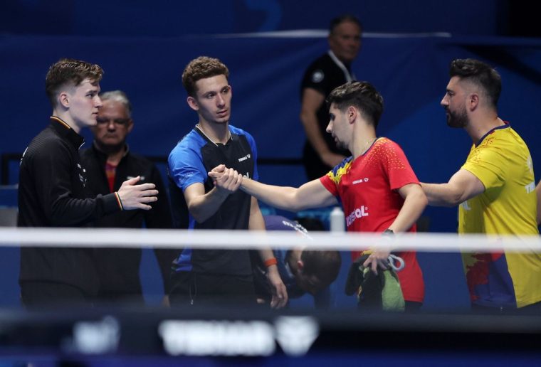 Echipa masculină de tenis de masă a României a fost învinsă în finala Campionatului European de Franța