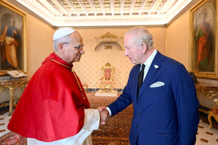 Regele Charles al III-lea, în vizită la Vatican