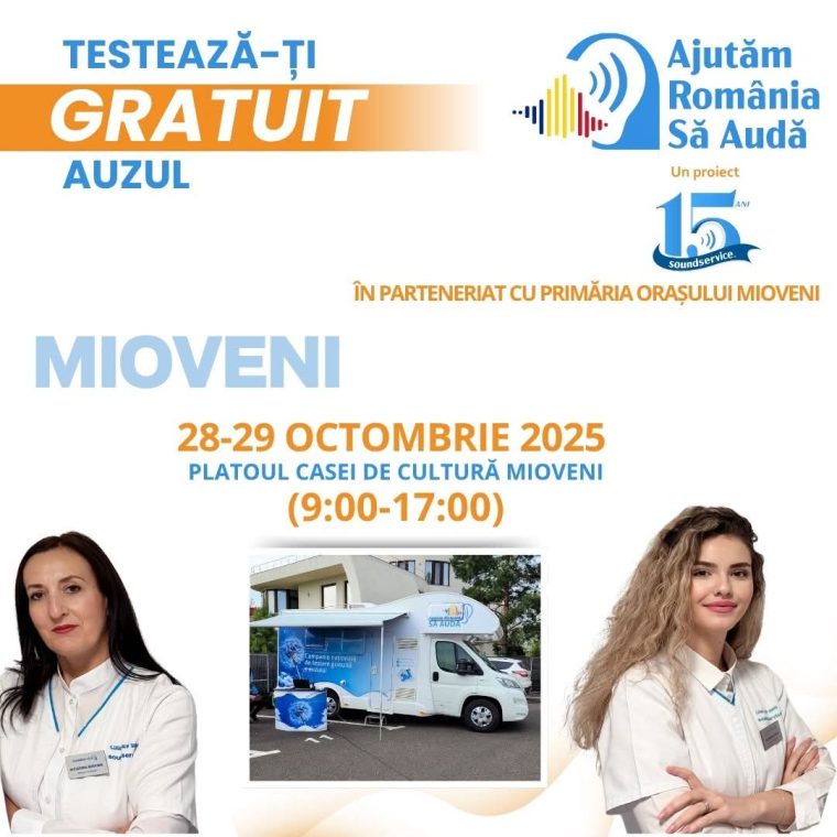Două zile la rând, testare gratuită a auzului la Mioveni