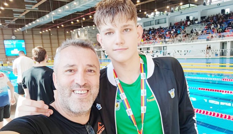 Piteşteanul Matteo Mahalu va participa la un concurs internaţional de înot al ţărilor din Europa Centrală