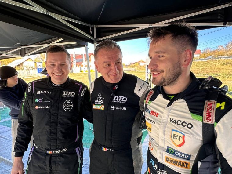 Primarul Cristian Gentea, copilot la testul oficial de la Raliul Argeșului