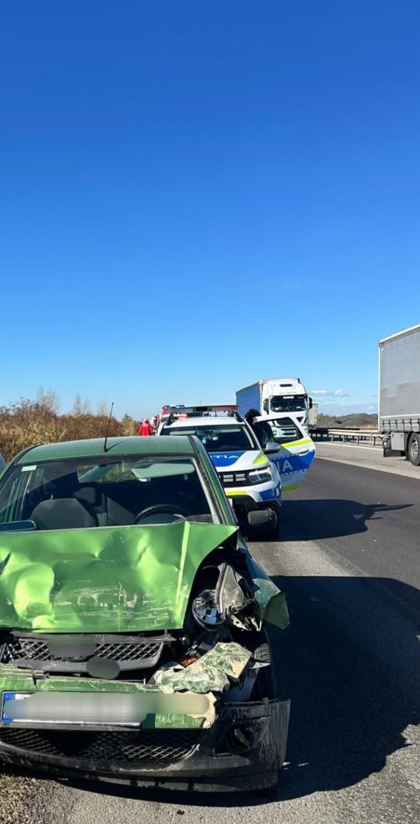 A1, scena unui alt accident rutier