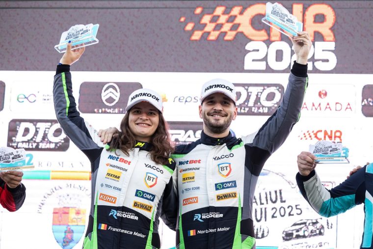 Frații Norbert și Francesca Maior, învingătorii Raliului Argeșului powered by Citroën 2025. Povestea lor