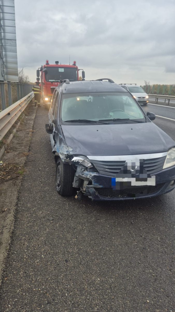 Accident în Argeș, pe A1. Trei răniți, duși la spital