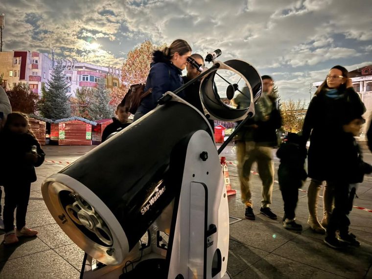 Observații astronomice la Mioveni