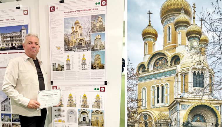 Virgil Baciu şi SC Valcon Roofs, premiu pentru restaurarea Bisericii Ruse „Sfântul Nicolae Ghica” din Bucureşti