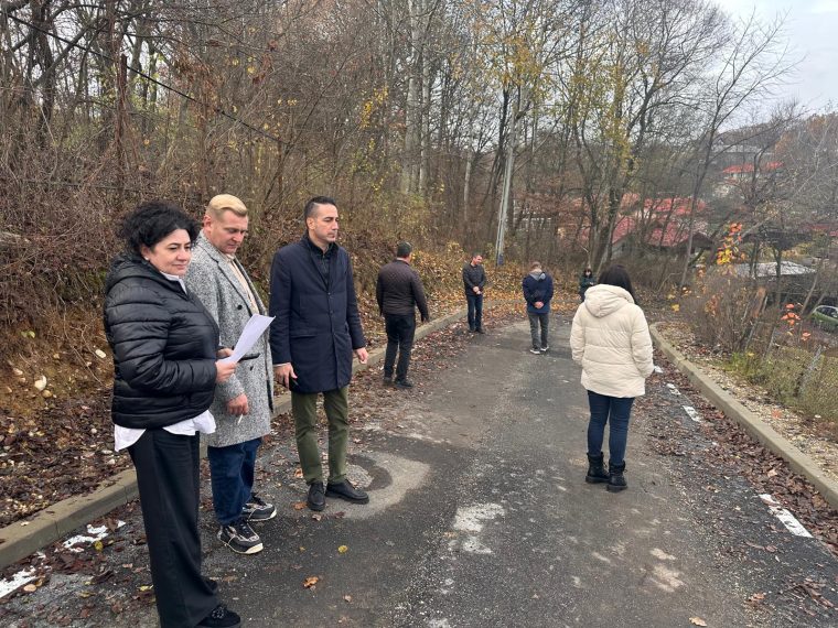 O fostă stradă de pământ a fost complet reabilitată la Pitești