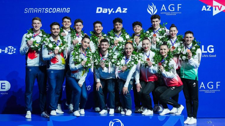 Cinci medalii pentru România la Campionatele Europene de gimnastică aerobică