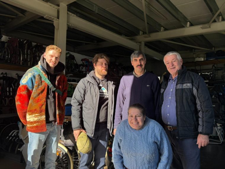 Donații din Germania pentru persoanele cu dizabilități din Argeș