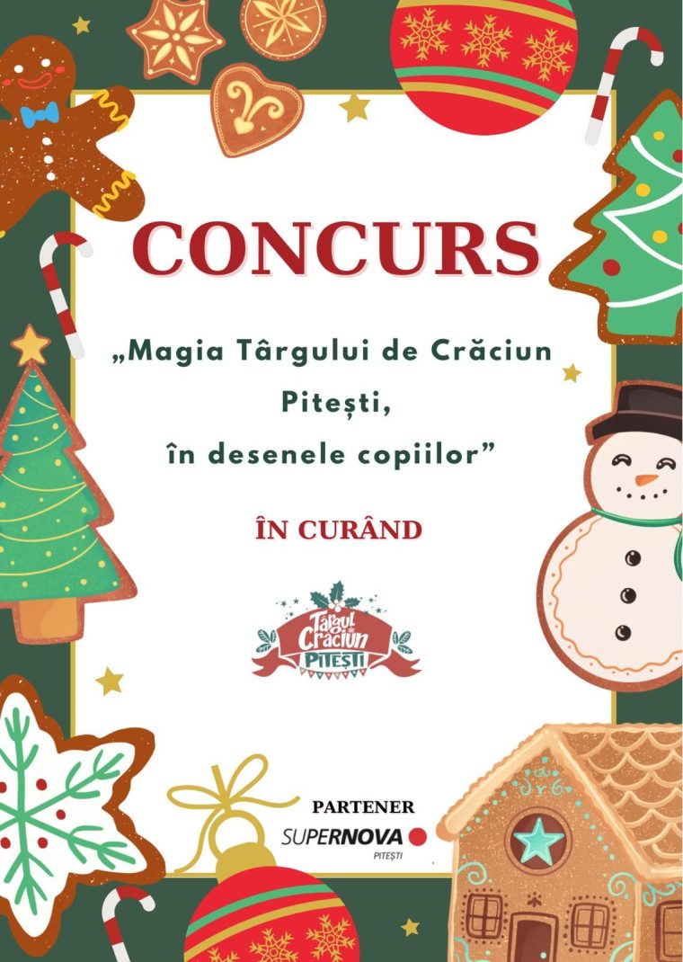 Concurs – Magia Târgului de Crăciun Piteşti, în desenele copiilor