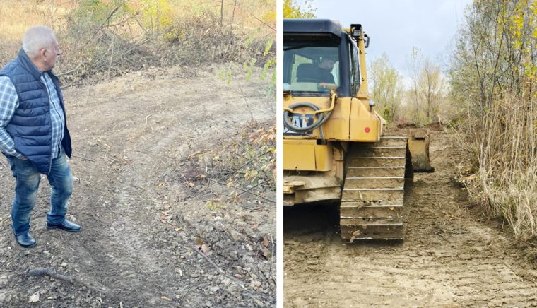 La Topoloveni au început lucrările pentru realizarea a 14 kilometri de piste de biciclete