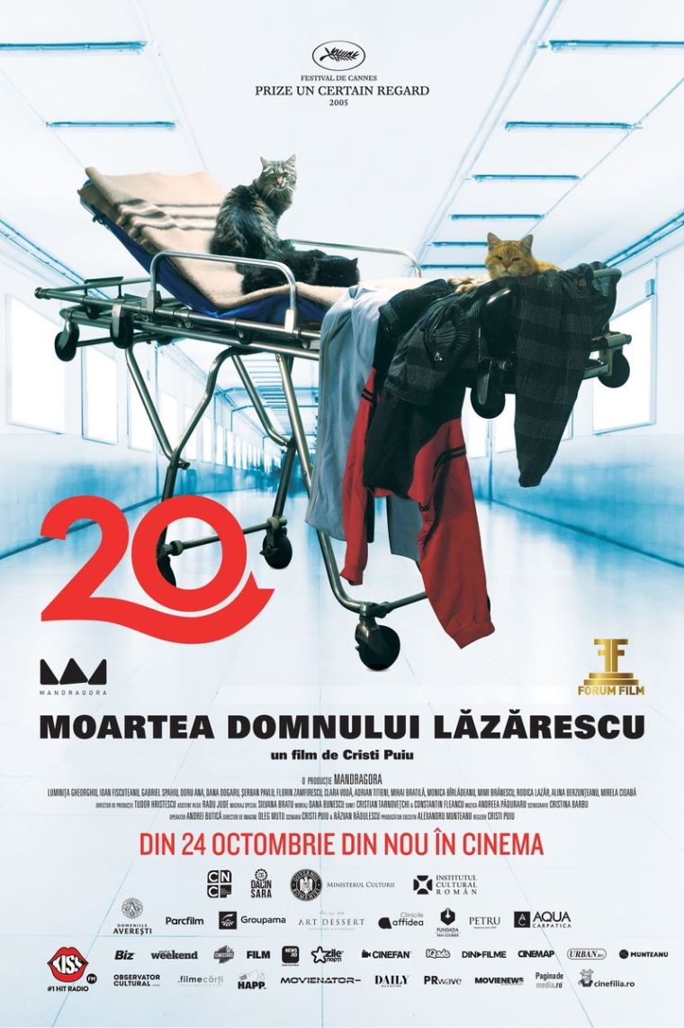„Moartea domnului Lăzărescu”. Film în premieră la Cinematogaful de artă „Mircea Diaconu”
