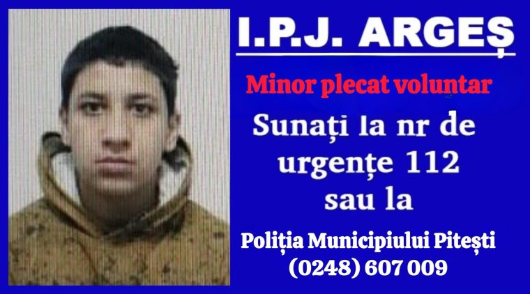 Pitești. A plecat de-o zi de la centrul familial. L-a văzut cineva?