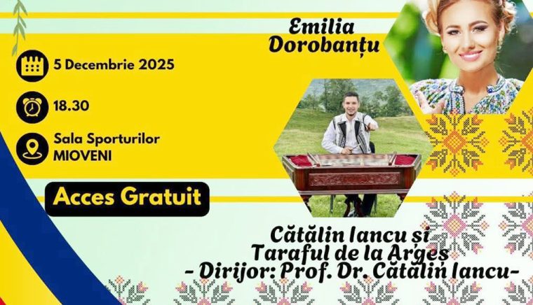 Două decenii de „Plai de Dor”. Concert aniversar la Sala Sporturilor Mioveni