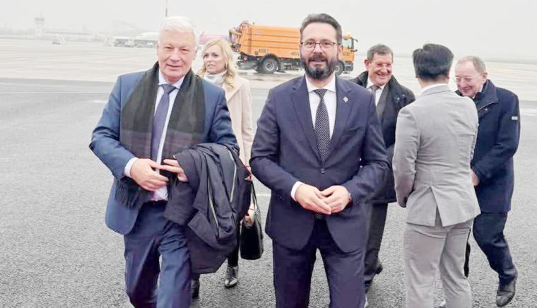 115 ani de relaţii diplomatice cu Luxemburg. Mihai Coteţ a întâmpinat delegaţia condusă de Claude Wiseler