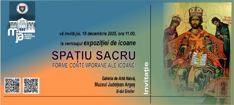 Argeș. Expoziție de icoane la Galeria de Artă Naivă a Muzeului Județean