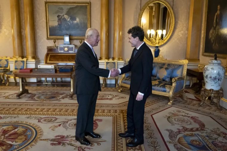 Nicușor Dan, primit de Regele Charles al III-lea la Palatul Buckingham