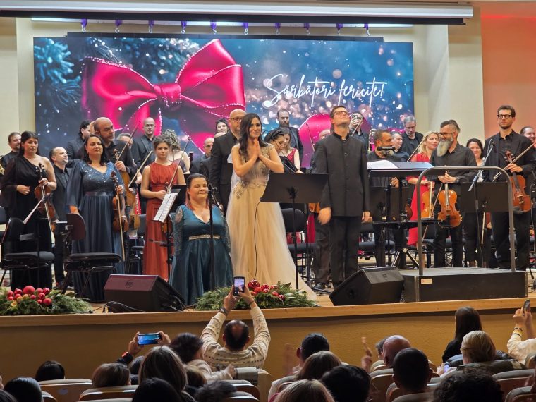 Muzica ne unește! Maria Coman și Lorelai Moşneguţu au adus bucurie și har pe scena Filarmonicii Pitești