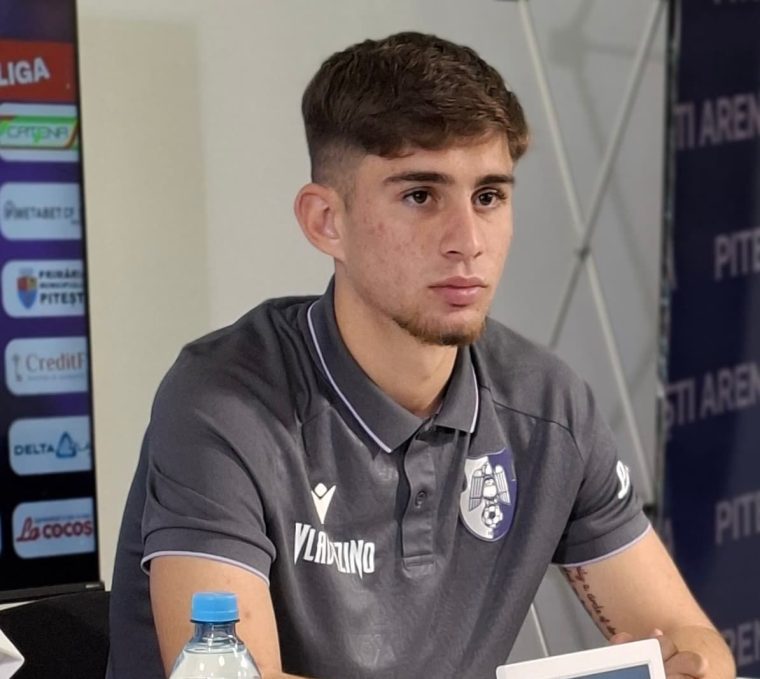 Adriano Manole, atacantul echipei FC Argeș: „Vrem să terminăm anul cât mai bine”