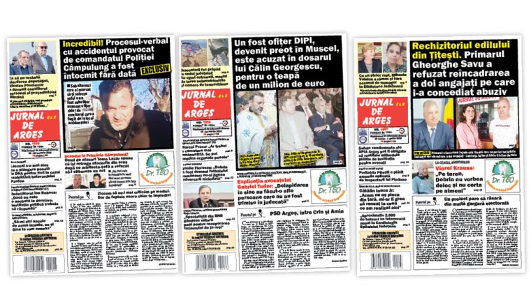 Retrospectiva lui 2025. Subiectele care au ţinut prima pagină a „Jurnalului de Argeş”
