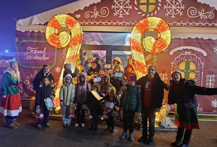 Un om a devenit o poveste! Nicolae Tudose, directorul Servicii Edilitare pentru Comunitate Mioveni, gest de suflet pentru copiii Centrului „Creștem împreună” Pitești