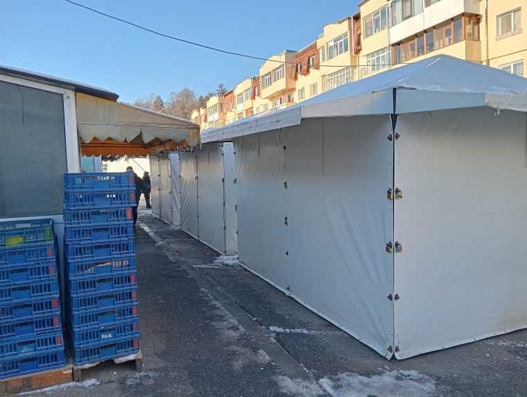 Câmpulung. Gerul a alungat producătorii din piața încropită