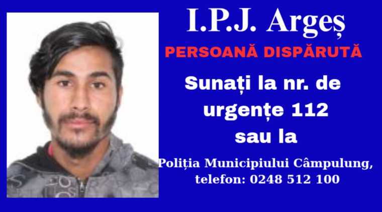 Argeș. A plecat de acasă din luna mai 2025. Mama lui a anunțat Poliția