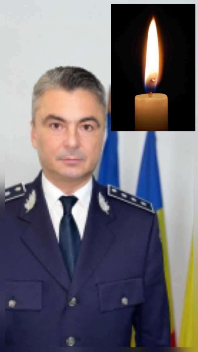 A murit comisarul-șef Alin Stan