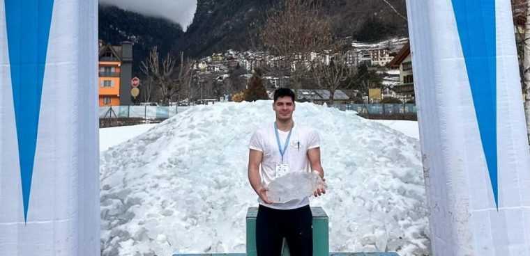 Adrian Nae, medalie de bronz la Campionatul european de înot în ape înghețate