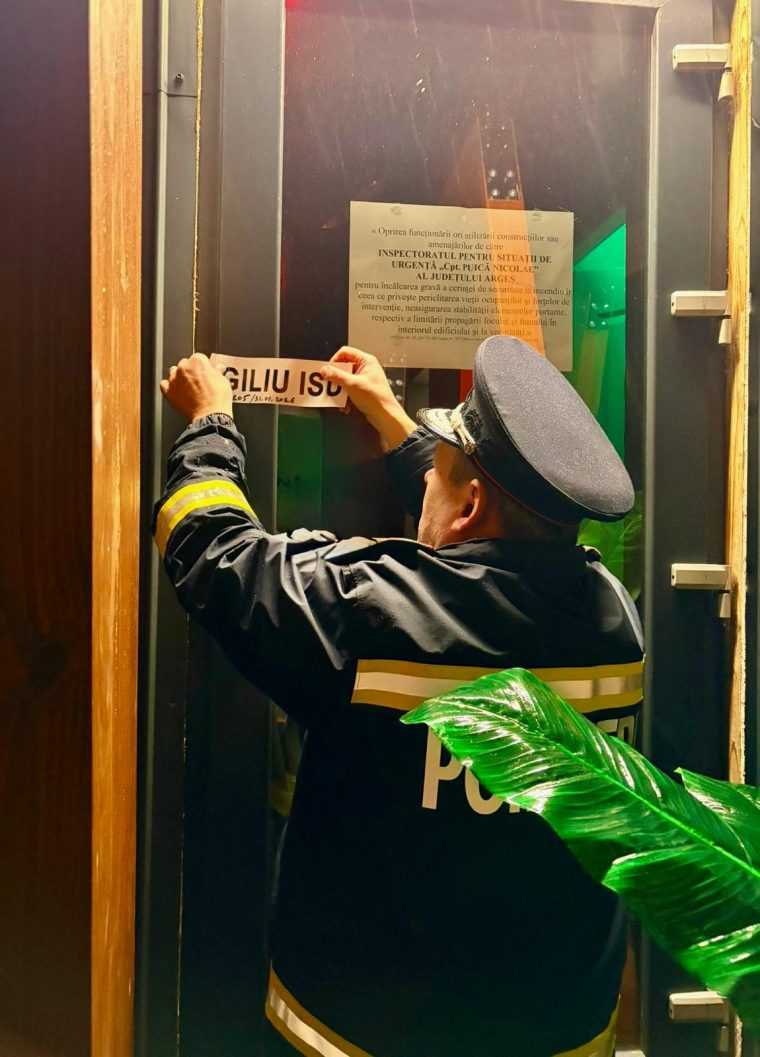 ISU Argeș: 30.000 lei amendă la Pitești. Sala aglomerată, cu mari probleme