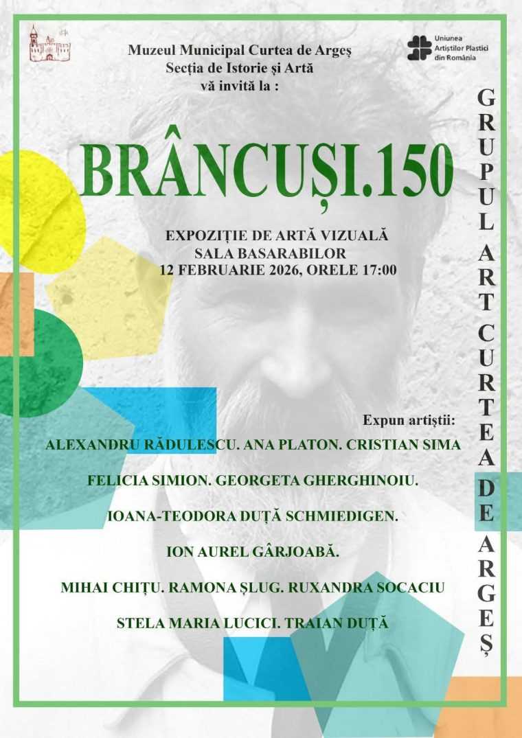 Expoziție dedicată lui Constantin Brâncuși, în Argeș