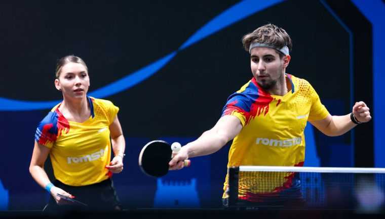 Bernadette Szocs și Eduard Ionescu, în finala de dublu mixt la turneul WTT Star Contender Chennai