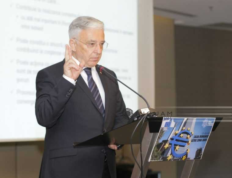Mugur Isărescu: „Probabil că discutăm în cinci ani despre intrarea în zona euro”