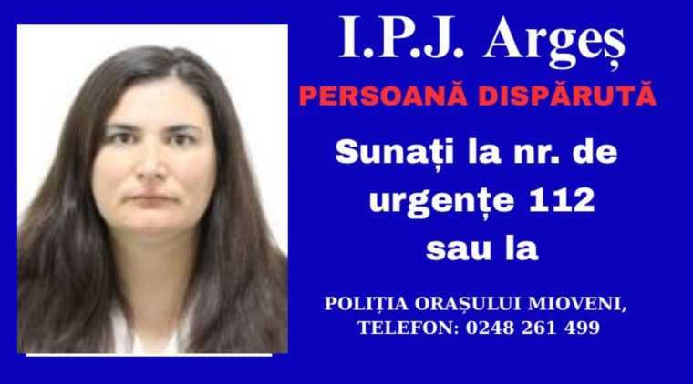 Mioveni. O femeie e dată dispărută. Are afecțiuni medicale