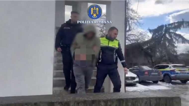 Video. O lună de furturi. Suspect reținut de polițiștii argeșeni