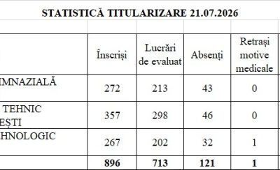Statistici Titularizare 2026