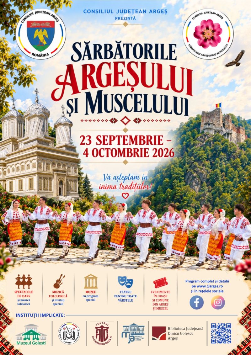afis sarbatorile argesului si muscelului