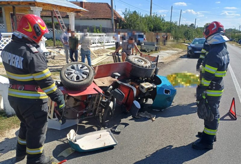Un mort și doi răniți într-un accident la Buzoești